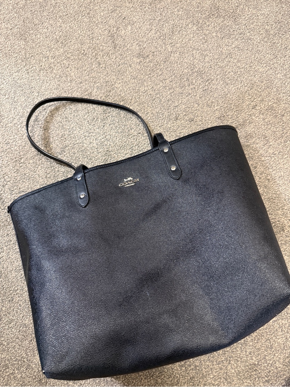COACH F31389 REVERSIBLE CITY Tote IN SIGNATURE CANVAS WITH CHERRY PRINT - Picture 4 of 4
